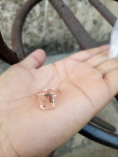 925 Sterling Silver 5.25 Ct Natural Morganite Handmade Ring Gift For Free Ship for sale  Shipping to South Africa