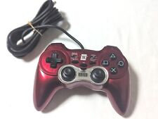Hori Pad 3 Turbo USB Przewodowy czerwony kontroler do Playstation 3 PS3 Testowany Japonia , używany na sprzedaż  Wysyłka do Poland