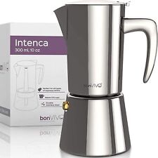 bonVIVO Intenca 110V Stainless Steel Stovetop Espresso Maker, 10 oz - Chrome for sale  Shipping to South Africa