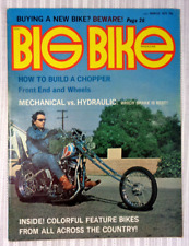 BIG BIKE MARCH 1972 REVISTA CUSTOM STREET CHOPPERS INDIAN TRIUMPH BSA HARLEYS comprar usado  Enviando para Brazil