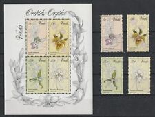 9213  Südafrika-Venda  Orchideen  46-49 + Block 1  postfrisch comprar usado  Enviando para Brazil