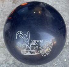 Used, 15 Lb Bowling Ball Storm Virtual Energy Black Out for sale  Shipping to South Africa