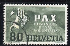 Switzerland 454 ex Pax 1945 stamped till salu  Toimitus osoitteeseen Sweden