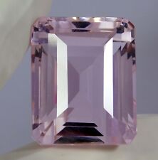 Natural 87.35 Ct Pink Kunzite Emerald Cut Loose Gemstone Certified for sale  Shipping to South Africa