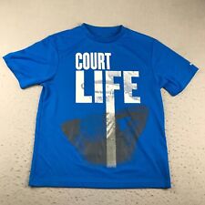 Usado, Camiseta Reebok Basketball Court Life masculina azul média PlayDry manga curta * comprar usado  Enviando para Brazil