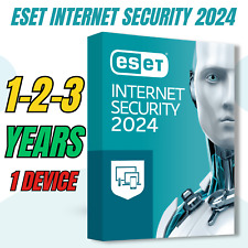 ESET Internet Security 2024 - 1 dispositivo / 1,2,3 anno/ Attivazione mondiale segunda mano  Embacar hacia Argentina