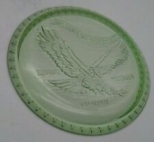 Green glass plate for sale  Clyde