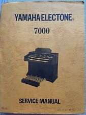 VINTAGE Yamaha Electone Organ Service manual Model 7000 for sale  Shipping to South Africa