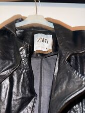 Zara leder mantel gebraucht kaufen  Sachsen