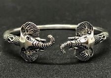 Usado, Bracelete tribal artesão Bali prata esterlina 925 bracelete de joias elefante comprar usado  Enviando para Brazil