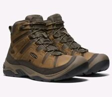 KEEN Circadia Mid Waterproof Mens Leather Hiking Boots Brown Size 14 New No Tags for sale  Shipping to South Africa