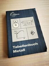Tabellenbuch metall gebraucht kaufen  Welzheim