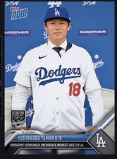 2023 TOPPS AHORA 12/27-Dodgers presentan YOSHINOBU YAMAMOTO (Tarjeta digital Topps Bunt segunda mano  Embacar hacia Mexico