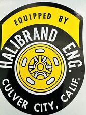 Used, Vintage Original Water DeCal Halibrand Engineering Wheels See Photos. No Damage for sale  Shipping to South Africa