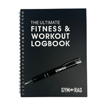 Ultimate Gym Workout Log Book, XL A5 diário de exercícios, fitness e treinamento 100 comprar usado  Enviando para Brazil
