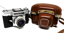 Câmera Zenit 4 com visor raro no nível da cintura e lente Vega-3 50mm f/2.8 comprar usado  Enviando para Brazil