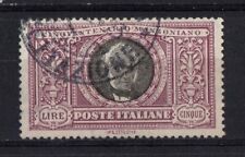 francobolli italia 1923 manzoni 5 lire usato  Gioiosa Marea