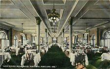 Used, Postcard C-1910 Oregon Portland Hotel Dining room Hotel Portland 23-13374 for sale  Shipping to South Africa