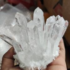 Usado, 150 g aglomerado de cristal de cura quartzo branco natural transparente espécimes VUG rocha Reiki comprar usado  Enviando para Brazil