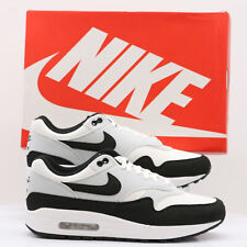 NIKE AIR MAX 1 MENS TRAINERS WHITE BLACK RRP £135 MC JA for sale  Shipping to South Africa