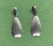 James Avery Sterling Silver Hammered Earrings for sale  Boerne