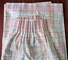 Checked pattern curtains for sale  AYR