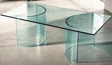 tavoli cristallo curvato usato  Como