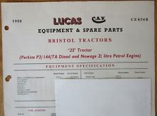 Bristol tractor 1958 for sale  ANDOVER