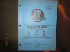 ALLIS-CHALMERS TRACTORS D10, D21, 160,  220, 7080 Flat Rate Manual Book I&T 1977 for sale  Canada