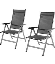 2x AB High-Back 5-Position Adjustable and Foldable Outdoor, Garden Chair for sale  Shipping to South Africa
