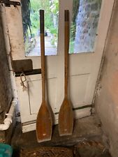 Two wooden paddles for sale  BISHOP AUCKLAND