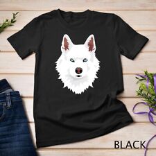 Camiseta unissex branca Husky Siberiano canino - branca cachorro neve, usado comprar usado  Enviando para Brazil
