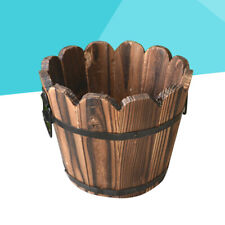 Wooden flower pot for sale  Shipping to Ireland
