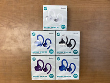 NEW SET OF 5 IFROGZ AIRTIME SPORT SE WIRELESS EARBUDS PURPLE OR BROWN & WHITE for sale  Shipping to South Africa