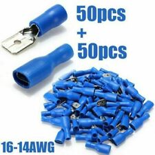 100pcs blue insulated for sale  Shipping to Ireland