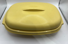 Vintage Retro Tupperware Microondas Arroz Vege Vaporizador Colheita Ouro 3 Peças Oval comprar usado  Enviando para Brazil