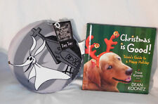 Used, 7" Round Nightmare Before Christmas Dog Toy & Good Trixie Dean Koontz HC Book  for sale  Shipping to South Africa