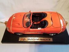 MAISTO FORD MUSTANG MACH III 1:18 Special Edition Diecast Car Red 31815 NOS for sale  Shipping to South Africa