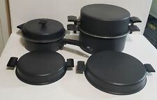 Miracle Maid Cookware 6 PC Lot of 2 Saucepans/Pots w/ Lids 5 Quart & 2 Quart for sale  Shipping to Canada
