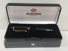 Caneta de rolo AURORA B71 acabamento folheado a ouro preto nunca usado, mas precisa de tinta nova comprar usado  Enviando para Brazil