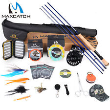 Maxcatch Saltwater Fly Fishing Rod and Reel Combo 9FT 8-10WT Complete Outfit, used for sale  Shipping to South Africa