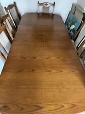 Solid wood dining for sale  BROMLEY