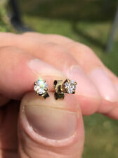 Used, Stunning Vintage Natural Old Cut Diamond Earrings 9ct Gold 💎  for sale  BRADFORD