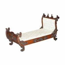 EXCEPTIONAL 19TH CENTURY HAND CARVED ITALIAN WALNUT DAY BED CHERUB PUTTI'S ANGEL for sale  Shipping to South Africa