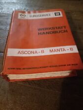 Werkstatthandbuch pel ascona gebraucht kaufen  Billigheim-Ingenh., Birkwlr., Eschbach