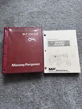 Massey Ferguson MF 230/235 Trator Manual de Serviço e MF 235 Livro de Peças, usado comprar usado  Enviando para Brazil