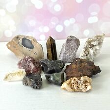 Rock Collection Vintage Estate Lot, Quartz Crystal, Tigers Eye Tower, 2 pounds, used for sale  Shipping to South Africa