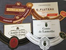 Lot etiquettes champagne d'occasion  Saint-Dizier
