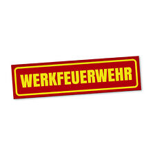 Werkfeuerwehr magnetschild aut gebraucht kaufen  Leipzig