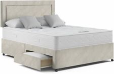 Linen divan bed for sale  CLECKHEATON